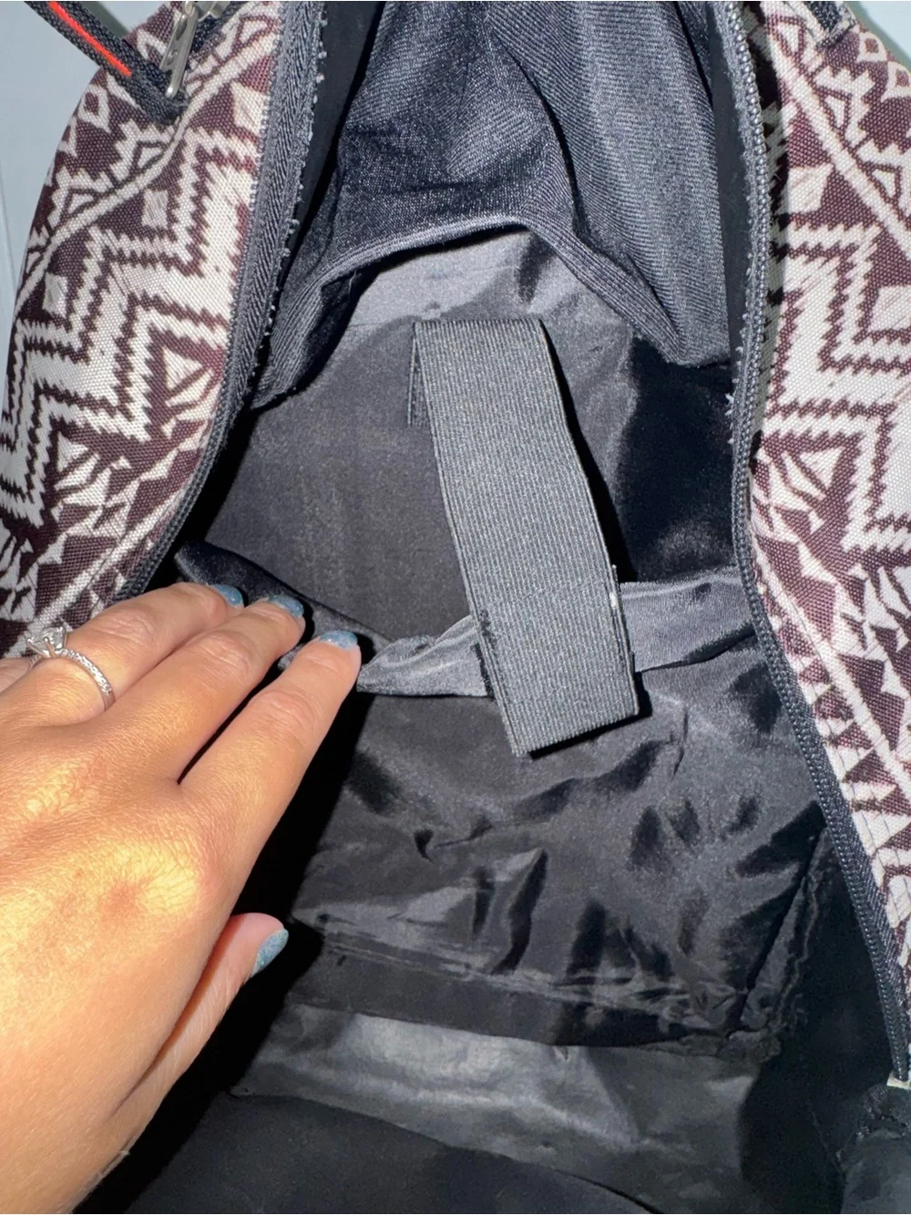 Billabong Black & Cream Geometric Men's Backpack